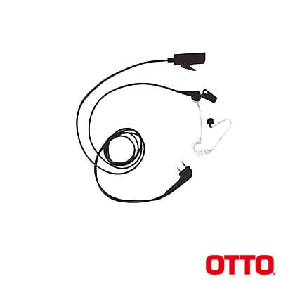 V1-10695 Kit de Micrófono-Audífono profesional de 2 Cables para KENWOOD NX-200/300/410/5000, TK-480/2180/3180