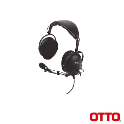 V4-10146 Diadema Heavy Duty sobre la cabeza para Motorola EP350/450/450S, MAGONE, MOTOTRBO: DEP450,XPR3000,CP200D. Hytera TC500/600