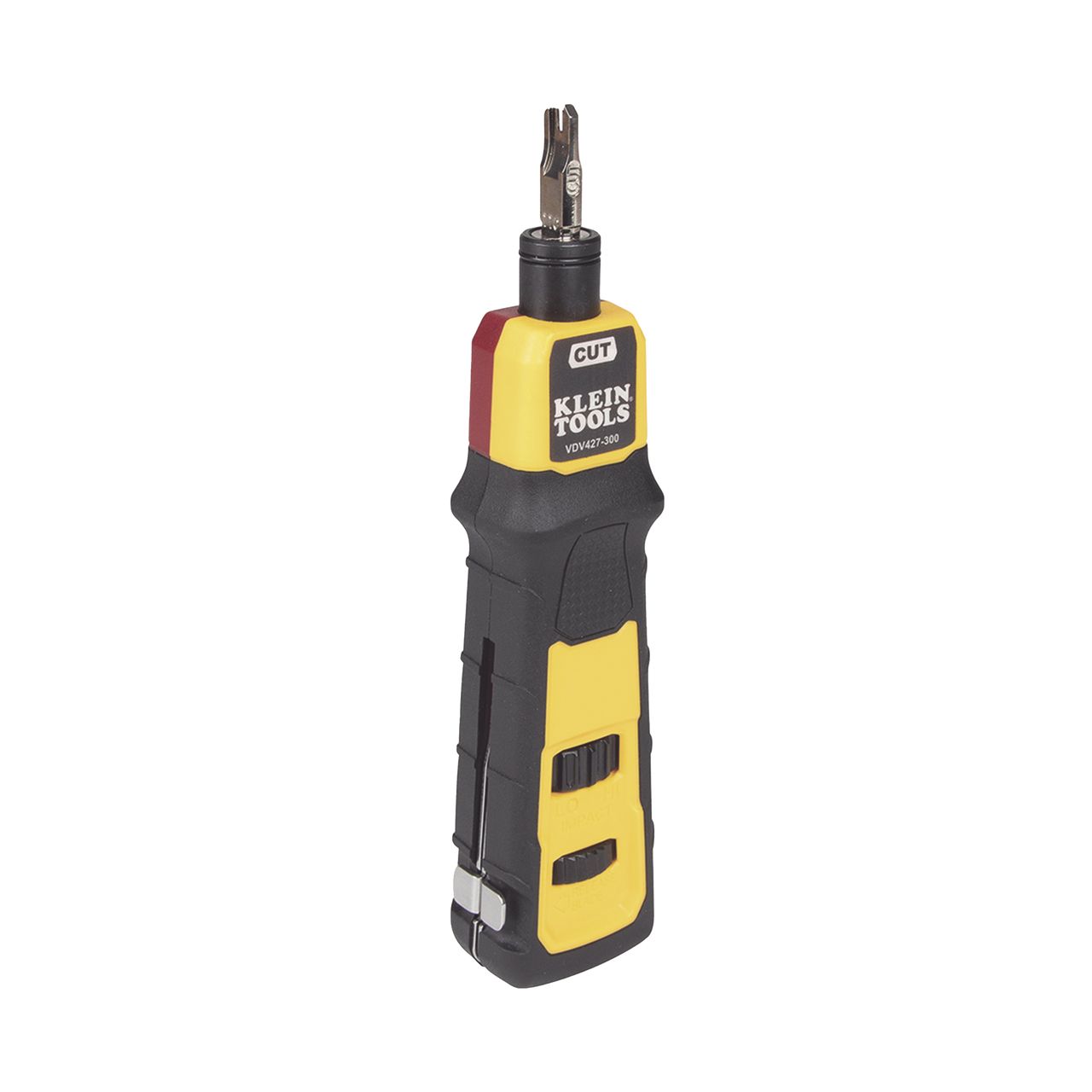 VDV427300 Herramienta Ponchadora de Impacto con Cuchilla para Paneles y Bloques de 66/110. Termina y Corta Cables CAT3, CAT5e y CAT6/6A en 1 paso