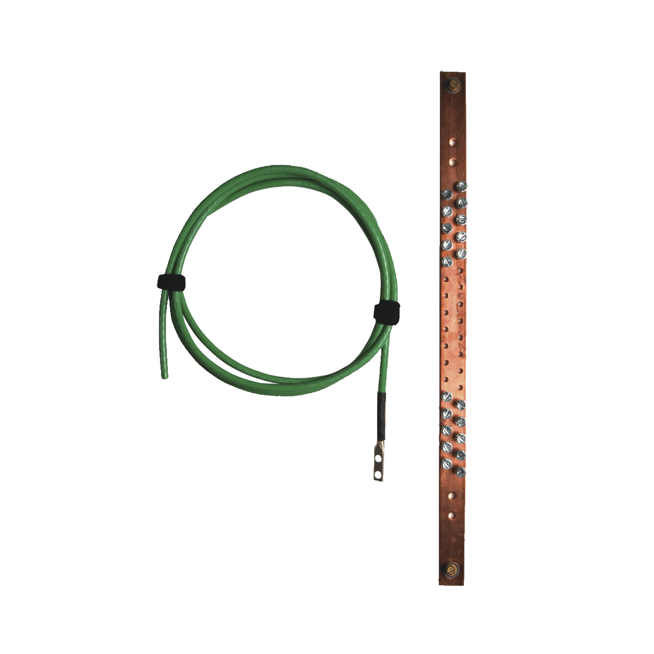 VP-GRD Barra de cobre de puesta a tierra para Gabinetes y Racks de Telecomunicaciones, de 19in