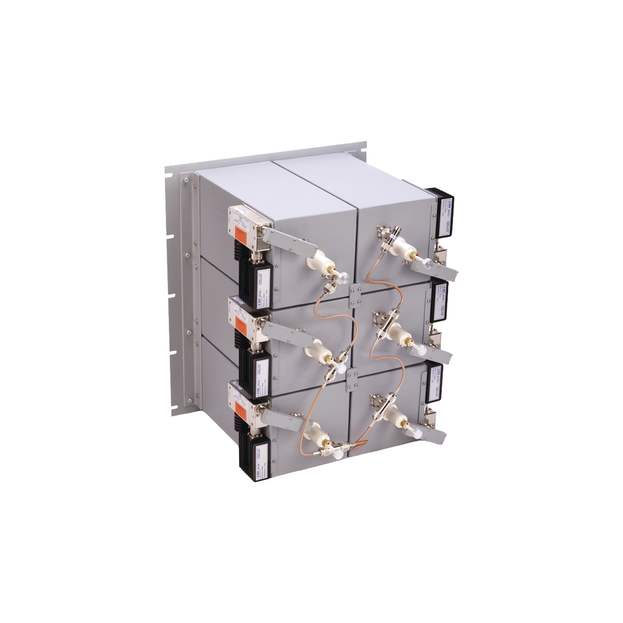 W6546-1/7C Combinador para 300-650 MHz, 6 Canales, 50 Watt, Conector N Hembra, Circulador Sencillo.