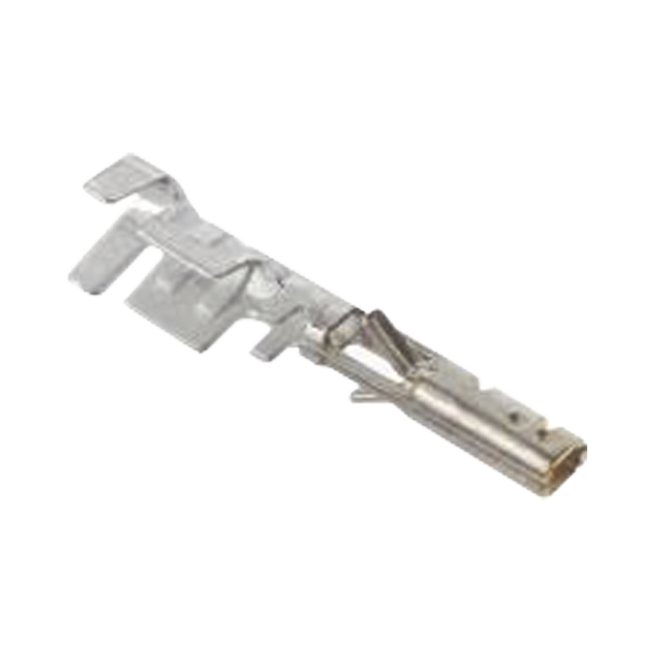 WM1125CT-ND Terminal Hembra Plegable para cables 20-24 AWG, de Potencia para Conectores Molex 3.0 mm, Baño de Oro de 15 micro pulgadas.
