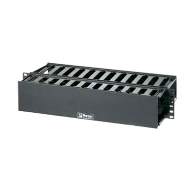 WMP1E Organizador de Cables Horizontal PatchLink, Doble (Frontal y Posterior), Para Rack de 19in, 2UR