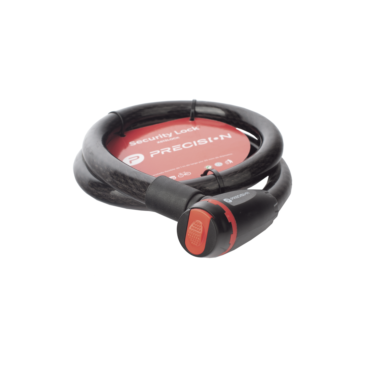 X-613-LOCK Candado para Bicicleta, Moto o similar de 20 x 1000 mm Cierre por Llave.