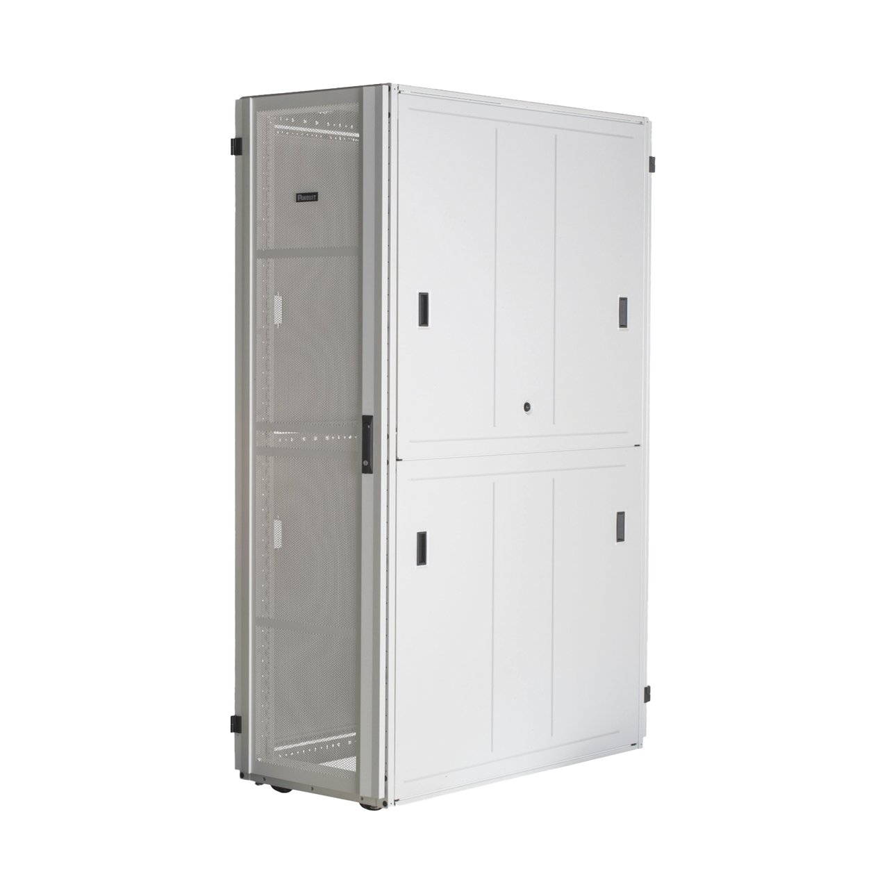 XGL64222W Gabinete FlexFusion? XGL (Light) para Centros de Datos, 42 UR, 600 mm de Ancho, 1200 mm de Profundidad, Fabricado en Acero, Color Blanco