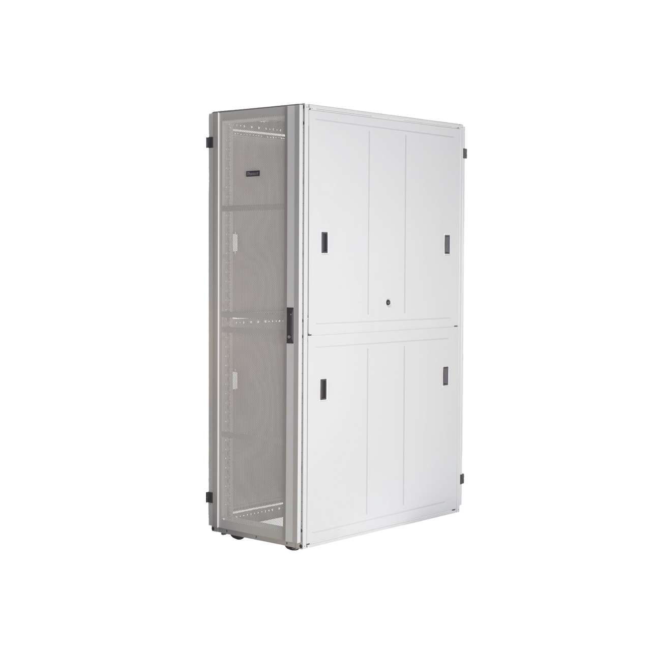 XGL84212W Gabinete FlexFusion? XGL (Light) para Centros de Datos, 42 UR, 800 mm de Ancho, 1070 mm de Profundidad, Fabricado en Acero, Color Blanco