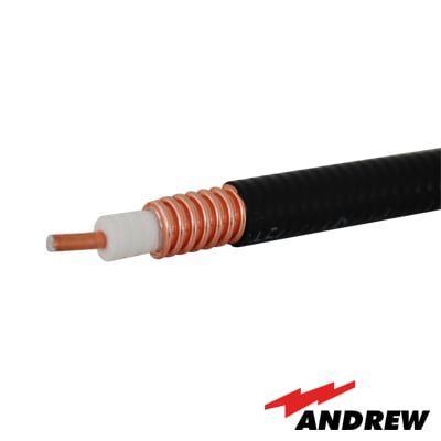FSJ4-50B Cable coaxial HELIAX Superflexible de 1/2, cobre corrugado, blindado, 50 Ohms