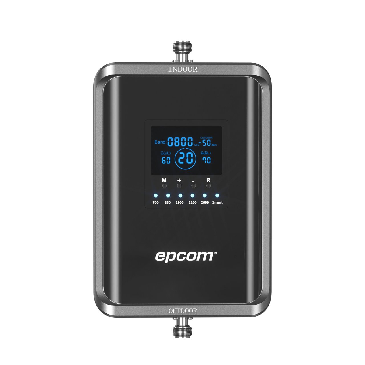 EP-5G-PBS-V2SA Amplificador de Señal Celular 5G / Mejora las llamadas convencionales y VoLTE / Soporta los datos de las tecnologías 2G, 3G, 4G y 5G de TELCEL, AT&T, MOVISTAR y OMV de Altán / Cubre hasta 1000 m².