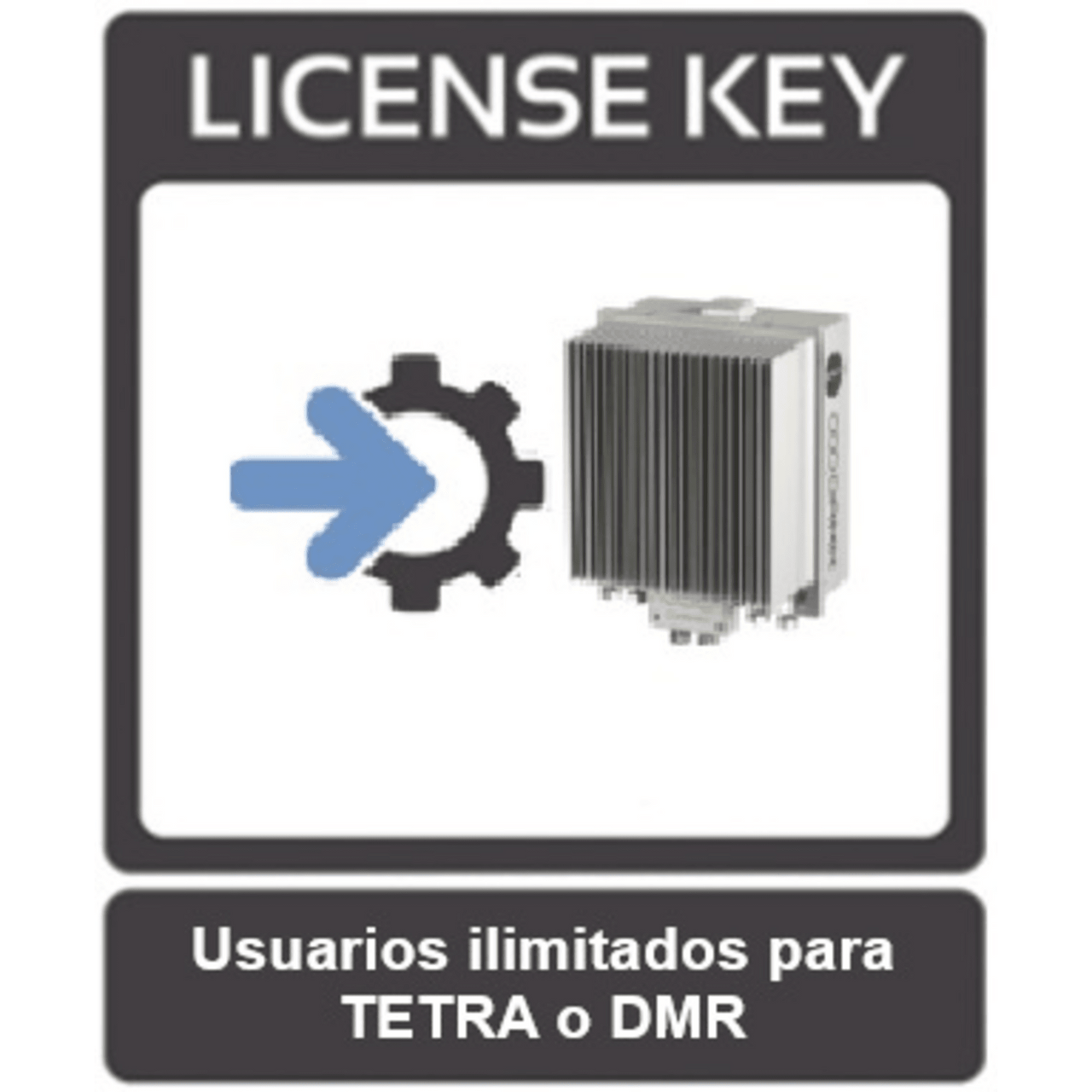 TF-DL-N4-UNLIM Licencia para sistemas DAMM de usuarios ilimitados para protocolo TETRA o DMR