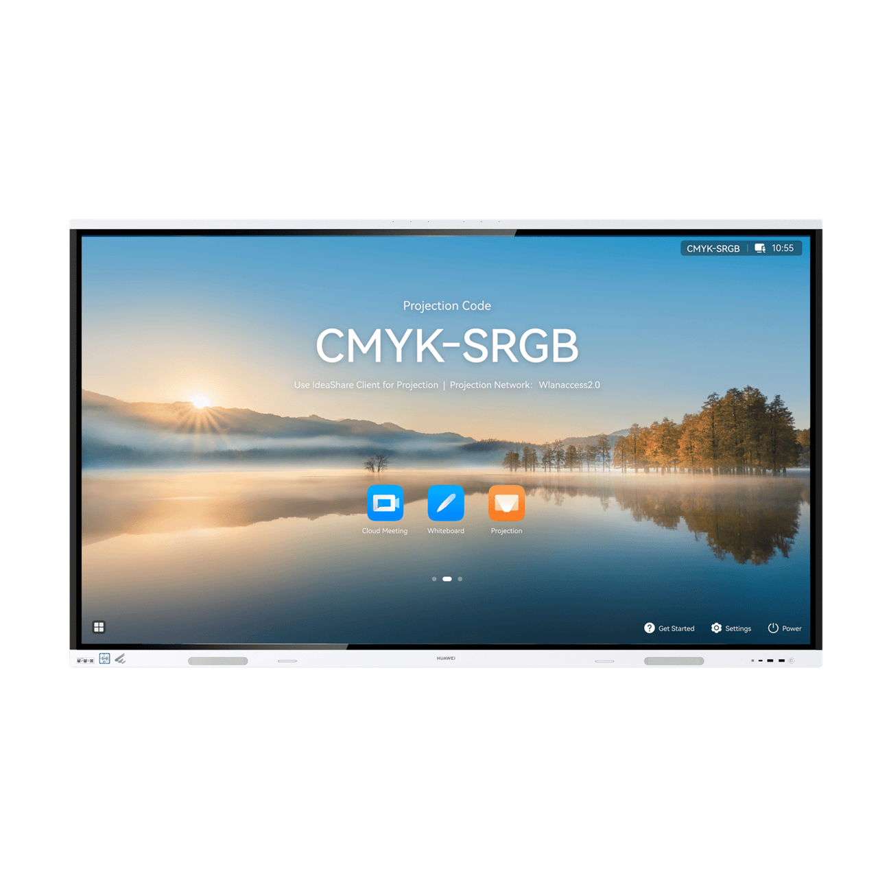 IHB2-75PB Pantalla Interactiva IdeaHub Board 3 PRO de 75 para Colaboración Inteligente, 4K, Harmony OS, Wi-Fi 6