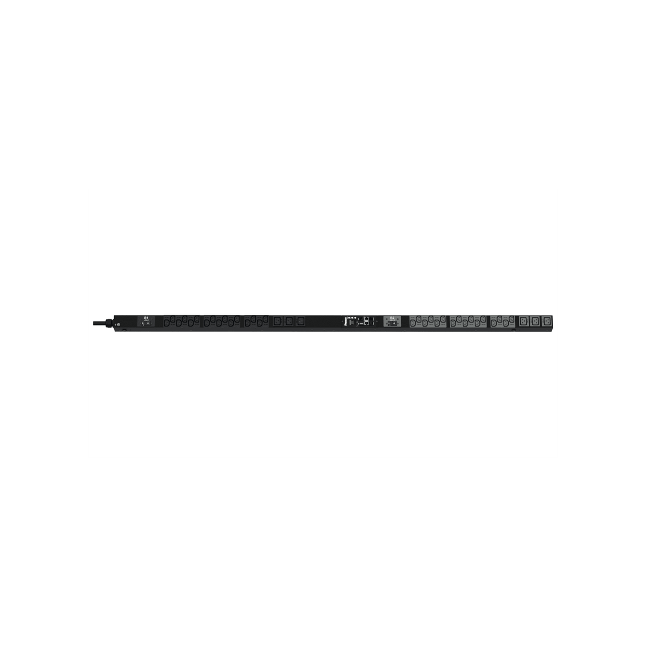 P38D25G PDU G6 Monitoreable (MI) para Distribución de Energía, Enchufe de Entrada NEMA L6-30P, Con 32 Salidas C13 y 6 C19, de Instalación Vertical, 208 Vca, 30 Amp