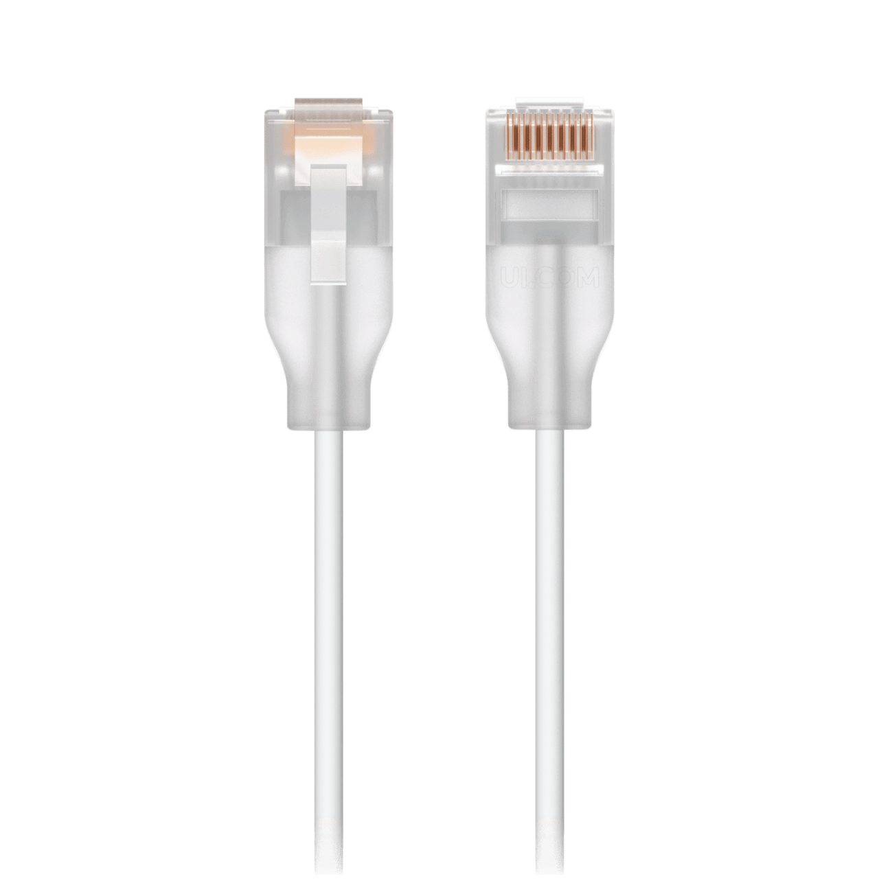 UACC-CABLE-PATCH-EL-2M-W Patchcord UniFi Etherlighting? de 2m metros, hasta 2.5G / Soporta hasta  POE+++ / Conector RJ45 transparente para mejores efectos de luz con Switches USW PRO MAX