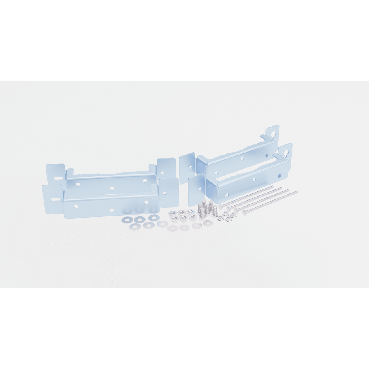 GBPMOUNT Montaje Galvanizado para Instalar en Poste  Gabinetes con Iniciales GBP