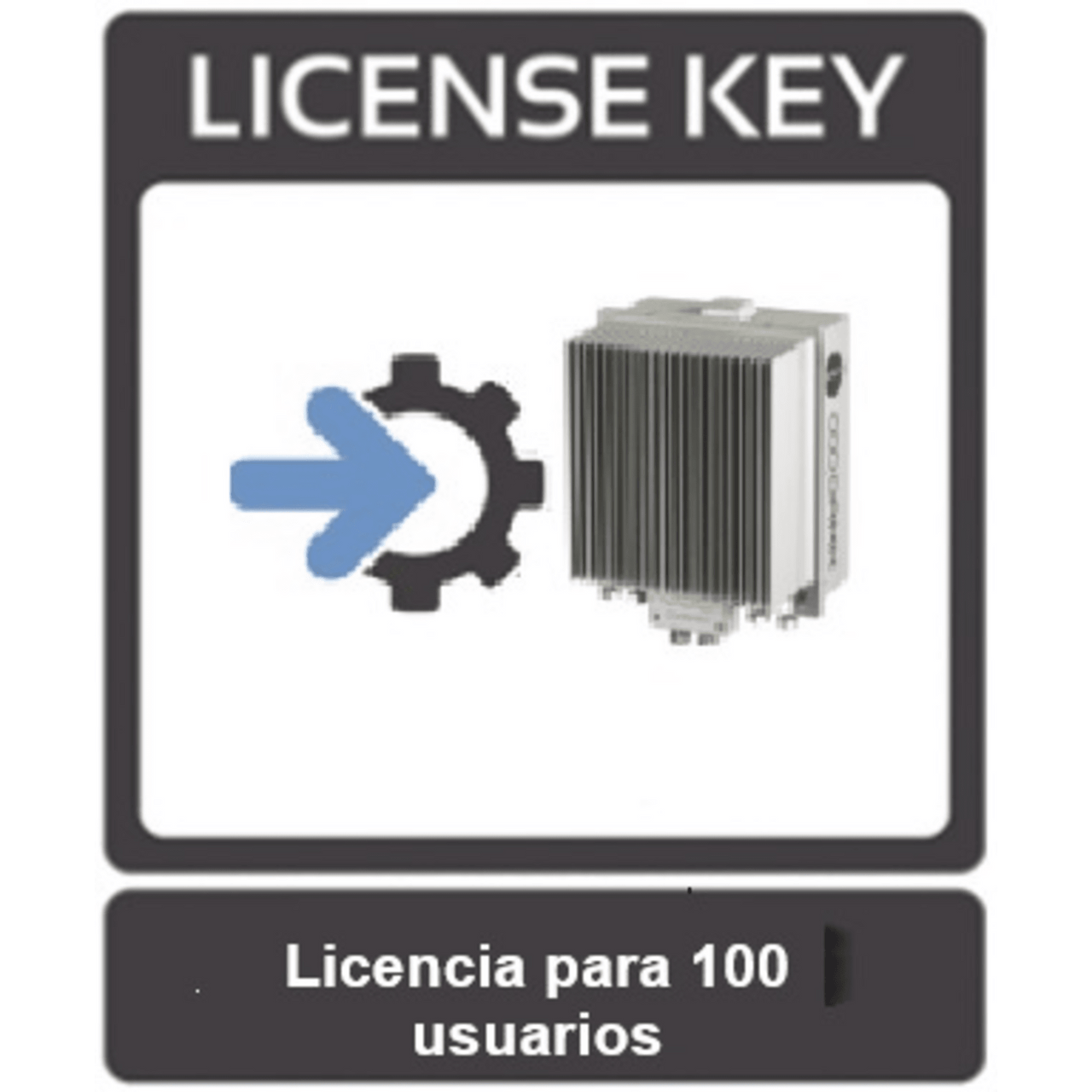 TFDLN4XSMALL Licencia de 100 usuarios para Estación base BS422