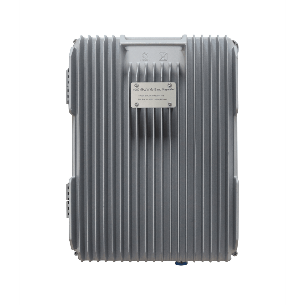 EP-OA1995-20W-V3  COBERTURA DE HASTA 5 km / Amplificador de Señal Celular / Banda 5, 1900 MHz. / 20 Watts de Potencia / Banda Ancha Multioperador / Protección Autoexcitación / Monitoreo USB / Gabinete IP65.