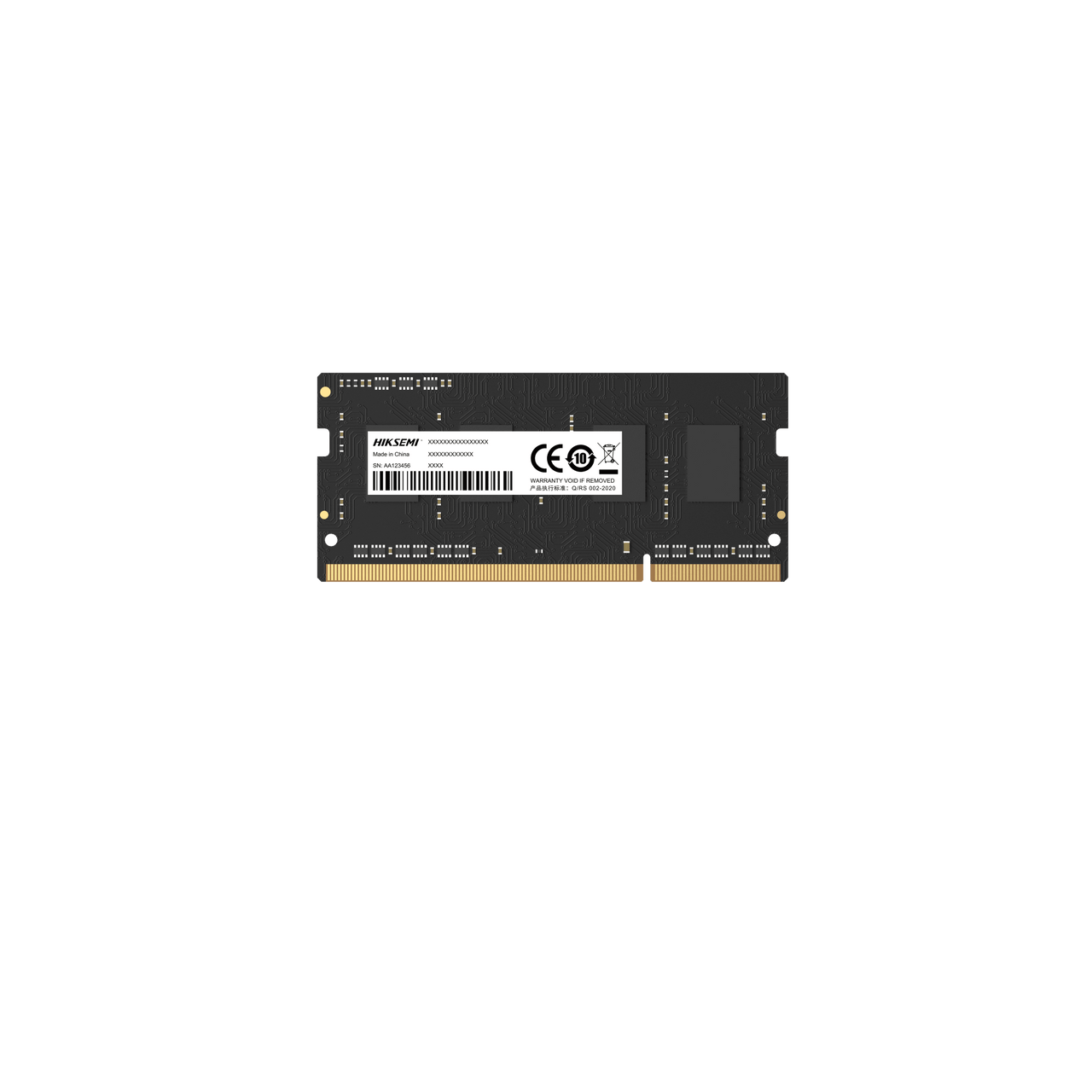 HS-C408-S32Z1/8G Módulo de Memoria RAM DDR4 de 8 GB / 3200 MHz / Para Laptop o NAS / SODIMM