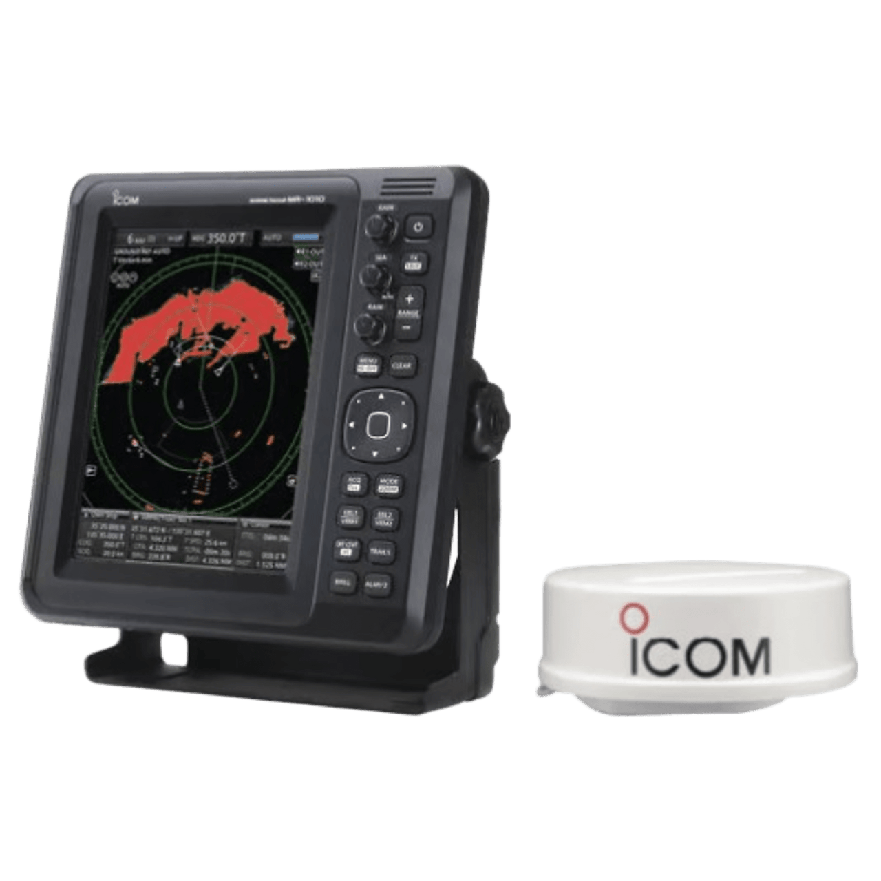 MR1010R2/12EXP1 Radar Marítimo 10.4 Pulgadas / 36 NM de Alcance / Tarjeta de video UX-252 / Display TFT LCD Color / Scanner Radome  / 4 kW de Potencia / Frecuencia 9410 MHz / NMEA 0183