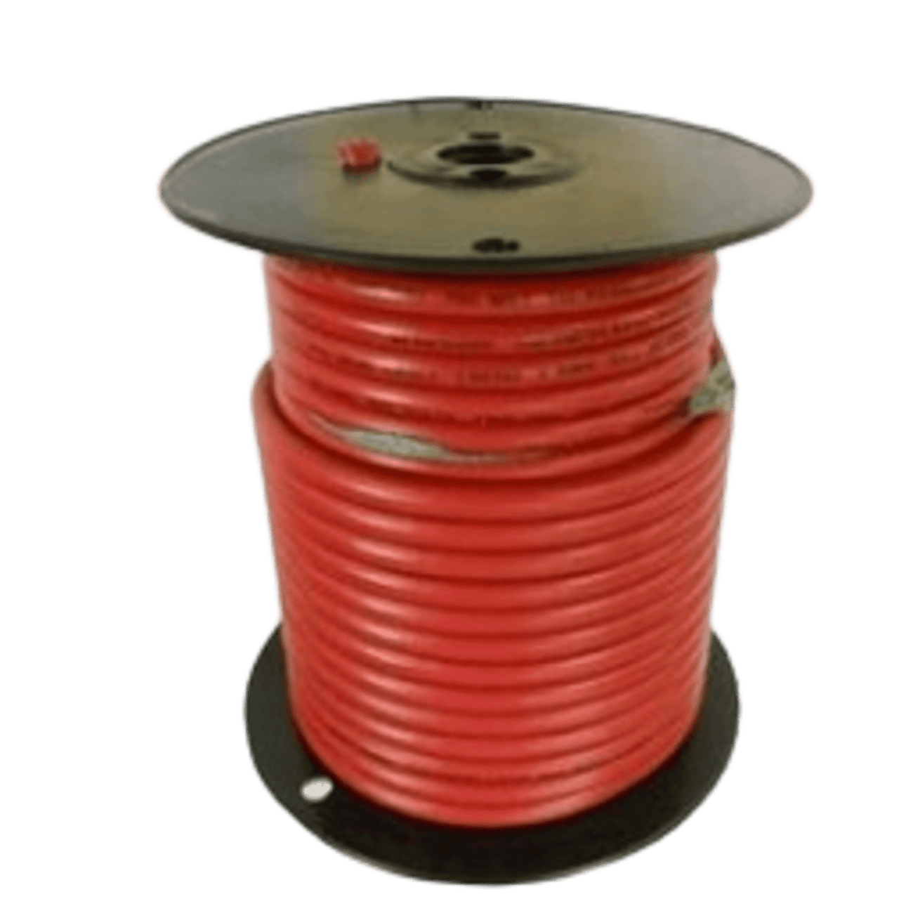 A2001T-01-100 Cable Para Batería Color Rojo Calibre 1 AWG / Rollo de 100 Pies / Cobre Estañado Clase K / 600-1000V / 105°C Seco 75°C Húmedo / Resistente a Llama VW-1 / Flexible Extra / UL 1426 BC-5W2