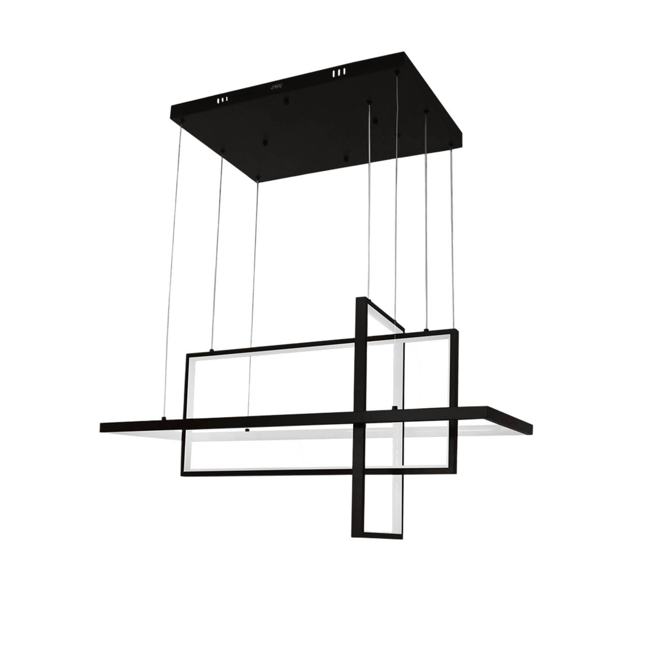 JLAR-10001 Lámpara de Techo LED / 100W / Luz Blanca 6500K, Neutra 4000K, Cálida 2700K / IP20 / Ángulo de Luz 120° / Aluminio y PC / Vida Útil 50,000h / Longitud de Cable Ajustable