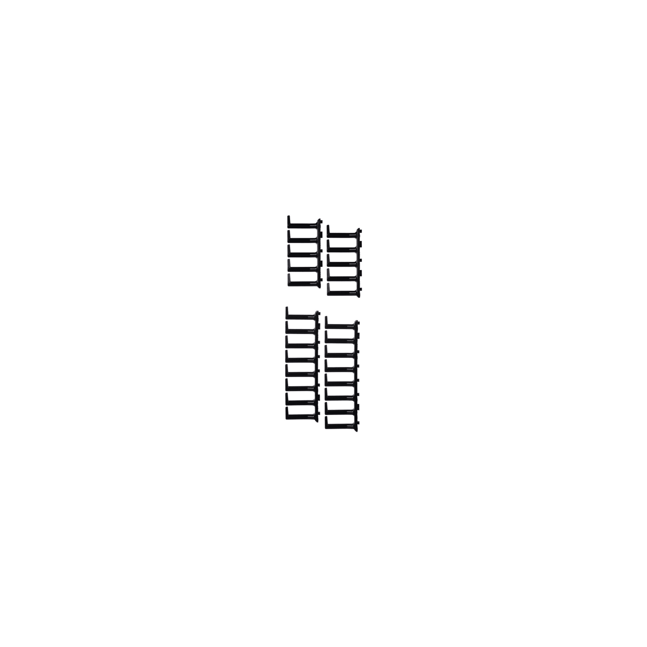 XGL-FMS42B Kit de Dedos Para Administración de Cables en Gabinetes FlexFusion? Light, de 42 UR,  Dedos de 100 mm de Longitud, Color Negro