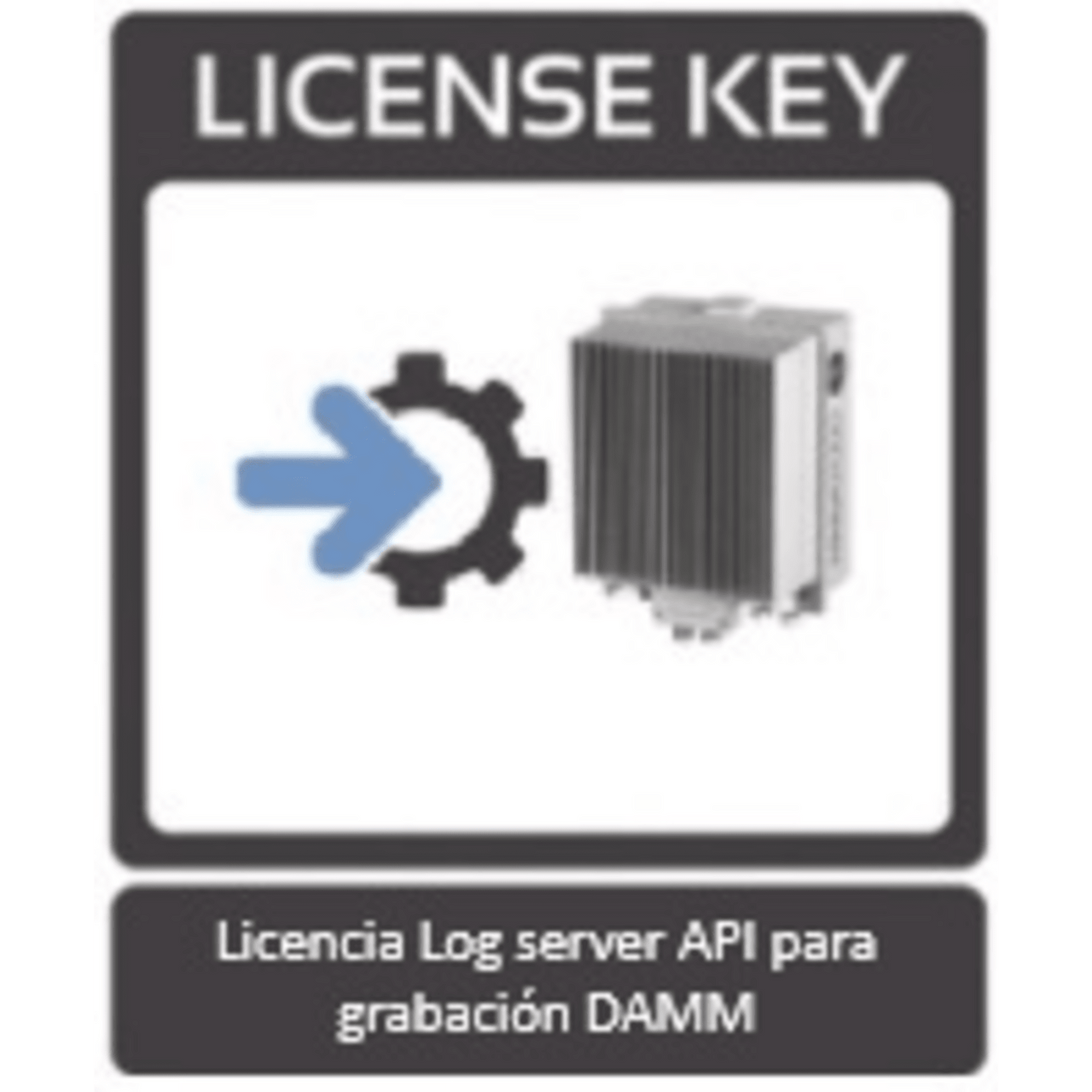 TFDLLS6API Licencia Log Server API para software de grabación  DAMM.