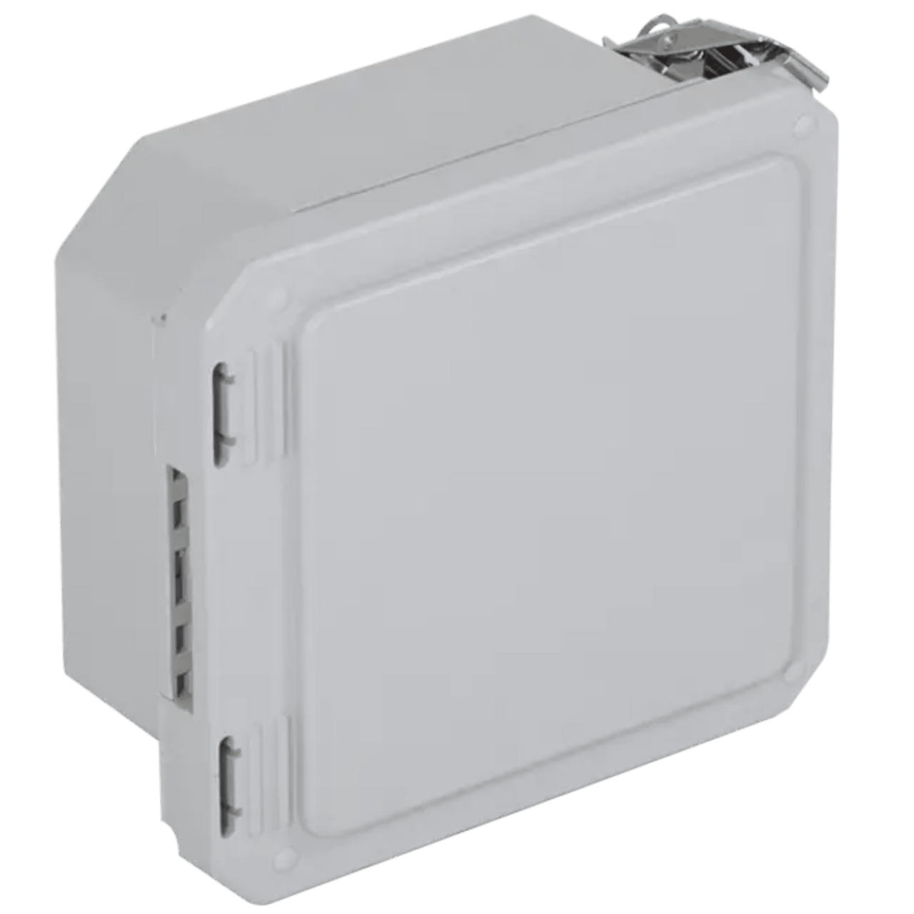 EF060604-O Caja Impermeable De Fibra De Vidrio, 6.77 (17.19cm) Alto x 6.77 (17.19cm) Ancho x 4.06 (10.31cm), Sin Ventanilla, Listado UL/cUL, Hecho En EE.UU, Serie EnviroArmour®