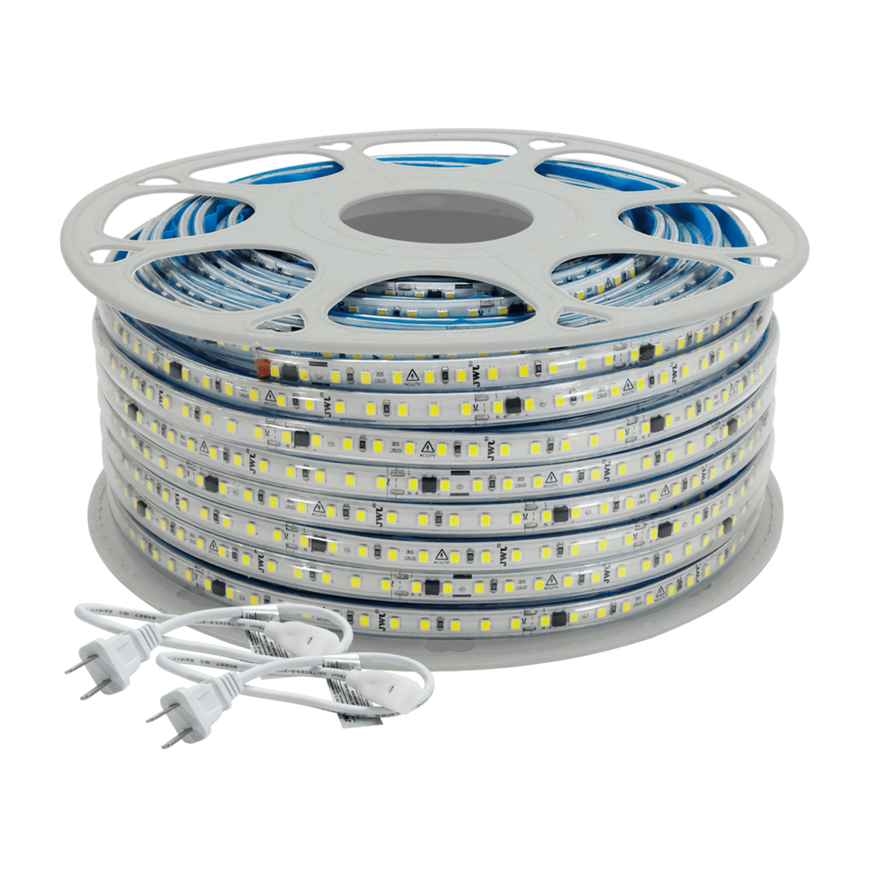 JUML-2835-07 Manguera Led para uso Interior o Exterior / 50 m/ 127 V CA / 500 W Potencia / T.C.C. 6500 K / Color Blanco / Fuente de luz LED tipo SMD.