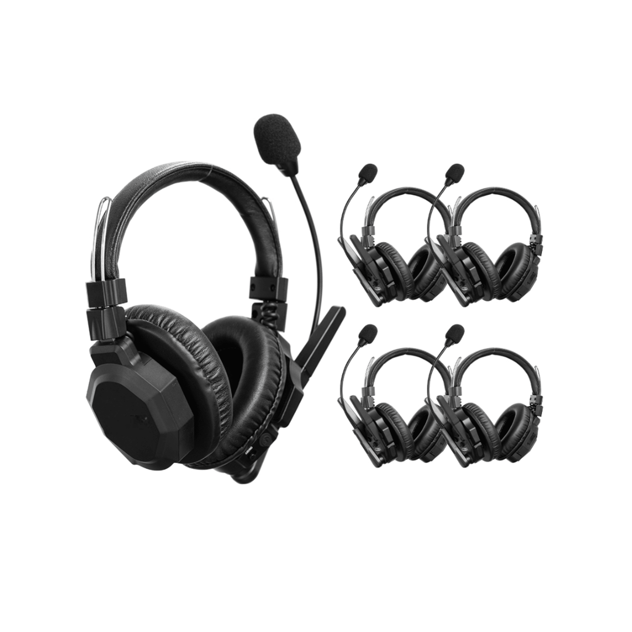 TXMAX5 Diadema de Comunicación Inalámbrica Binaural / Cancelación de ruido IA / Comunicación Distancia 500m / Bluetooth / Batería 1050mAh / Resistente a la Lluvia