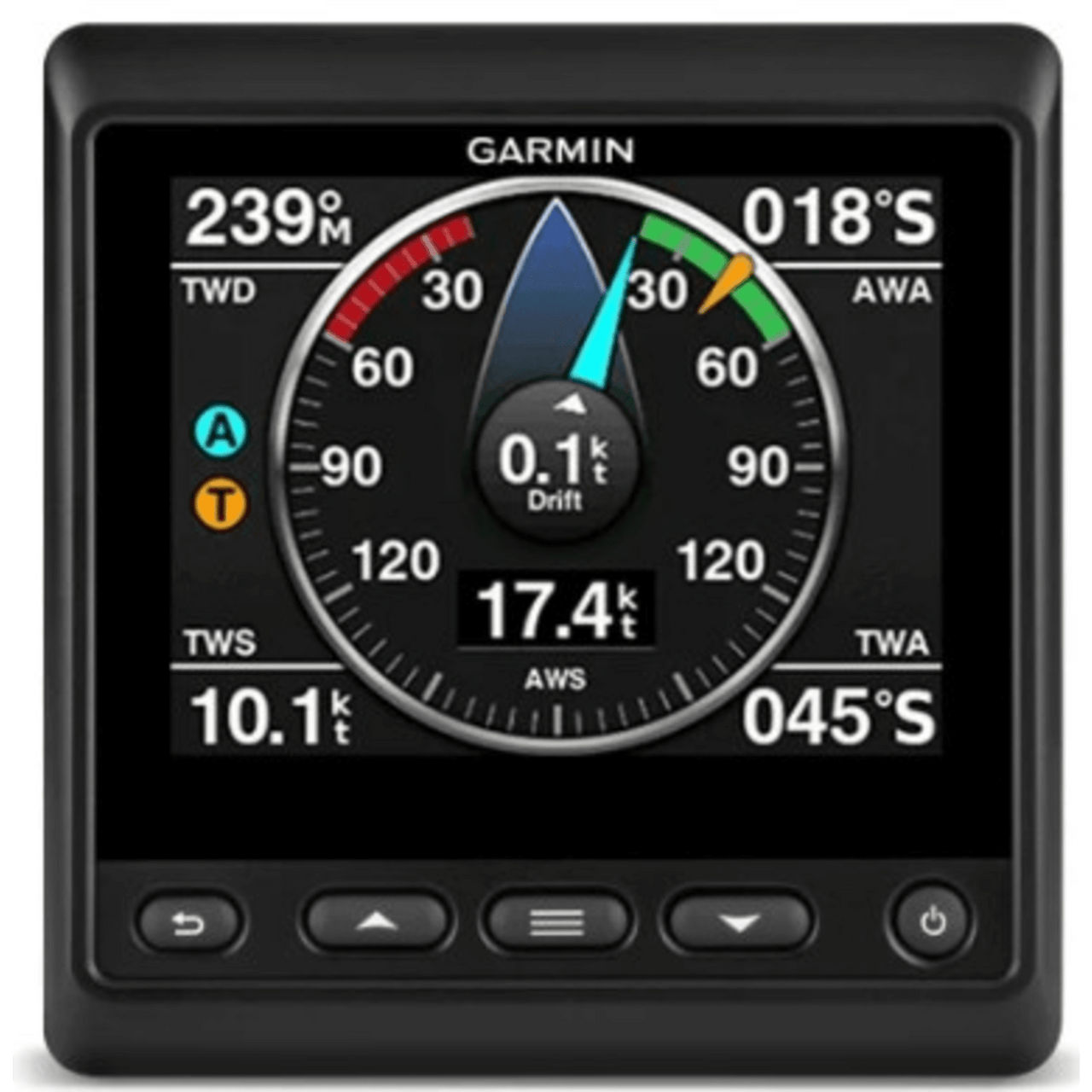 10-01140-00 Pantalla Náutica QVGA Color 4 / Resolución 320x240 / Montaje Plano o Empotrado / Vidrio Templado / IPX7 / Compatible NMEA 0183 / Autoencendido / Retroiluminación
