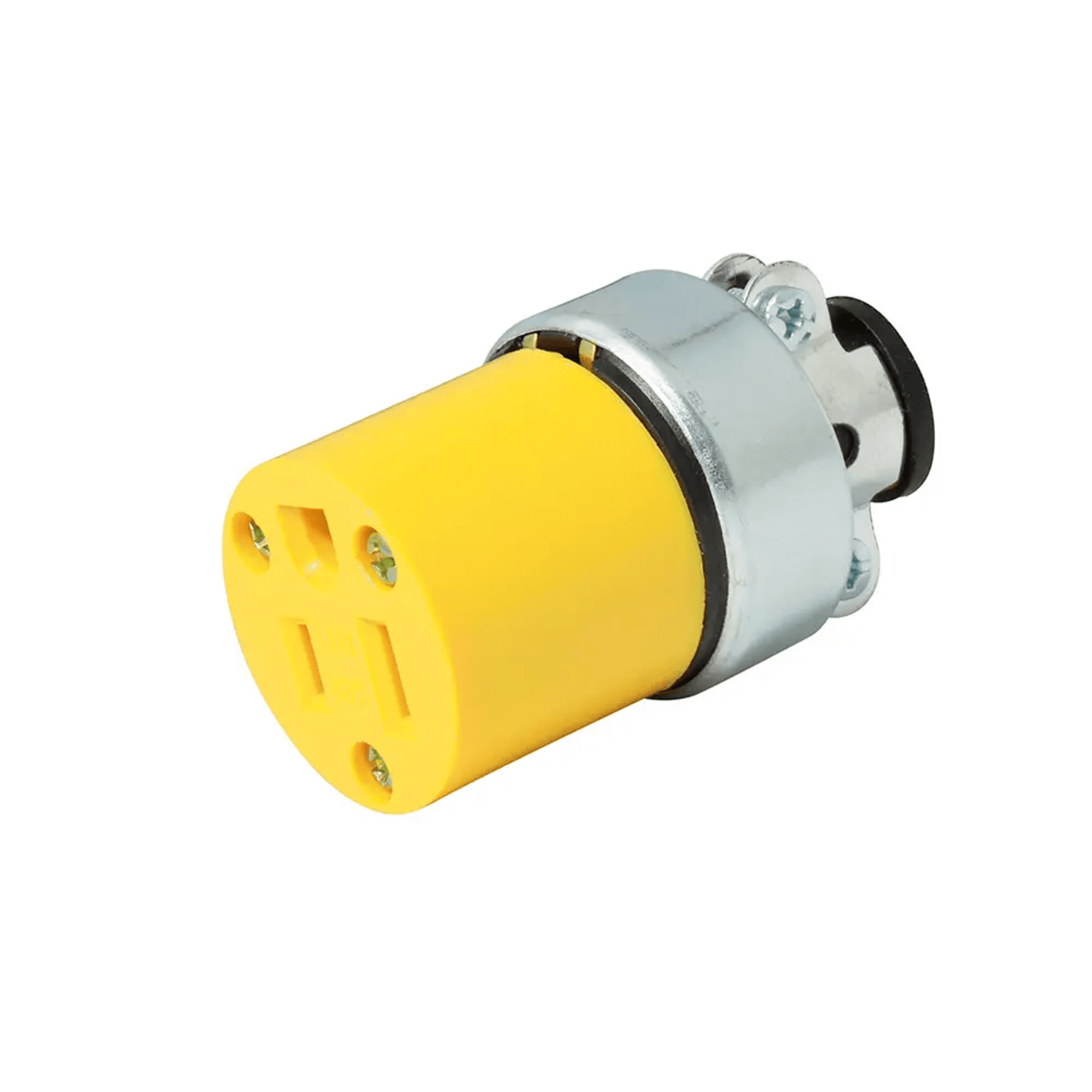 SYS-136407 Contacto Blindado Aterrizado / 15 A 125 V / 50/60 Hz / ABS/ Metal / Color Amarillo.