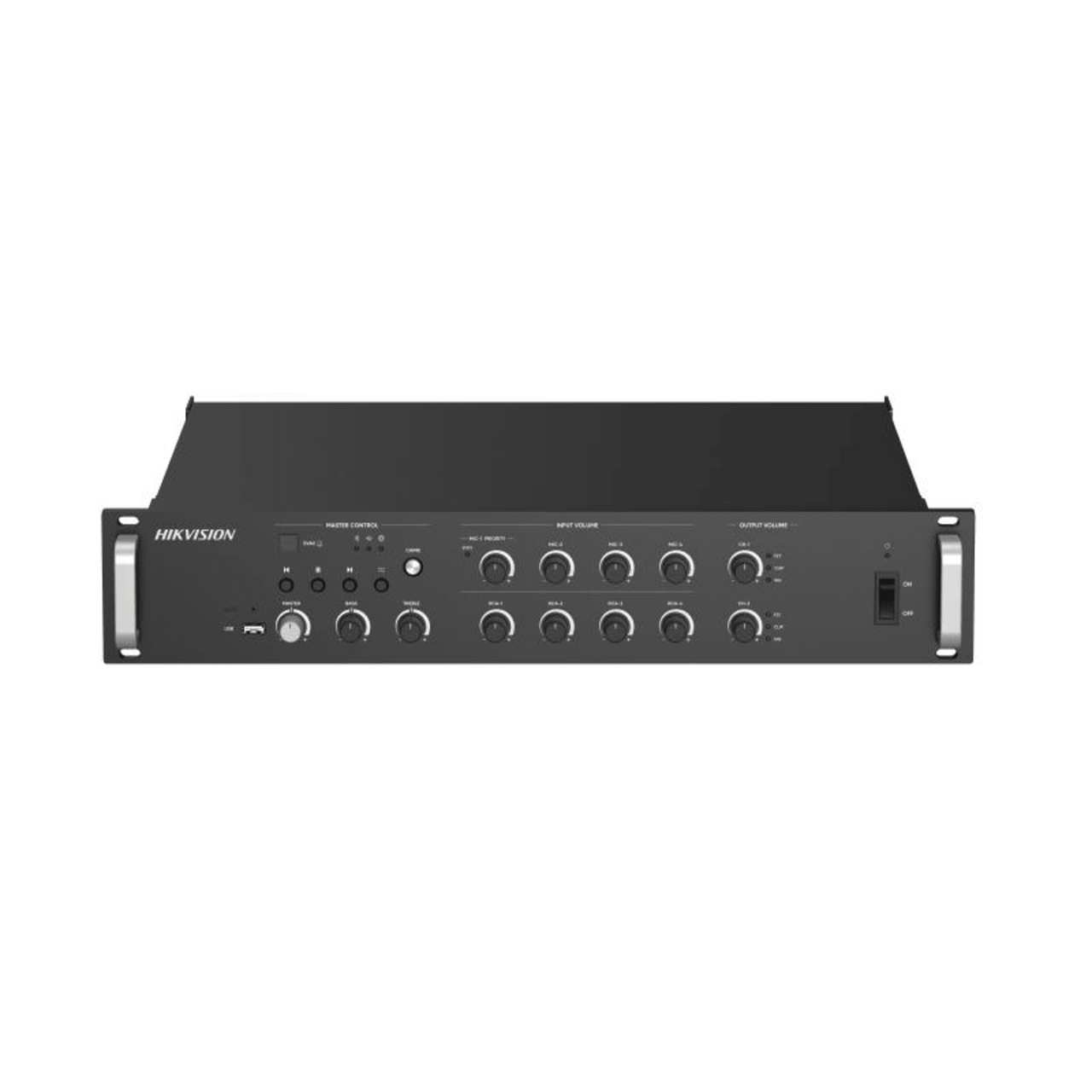 DS-QAZ1A500G1-VB2 Amplificador de Red 500 Watts / Tareas en Tiempo Real y Programadas / Audio 2-Canales Mezcla Salida / Protección de Cortocircuito y Sobrecorriente / Entrada de Audio Múltiple / Plásticos de Ingeniería Alto-Resistencia