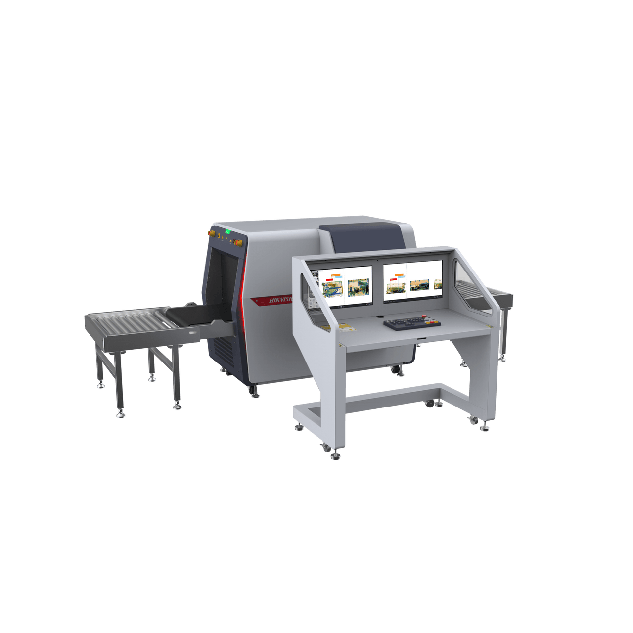 ISD-SC6040D-H4CVL Máquina para Inspección por Rayos X con Algoritmo de Reconocimiento Inteligente para Equipaje de Mano / Túnel de 100 x 100 cms / 4 Cámaras Integradas de 2 Megapixel (Mas de 30 dias de Grabación)