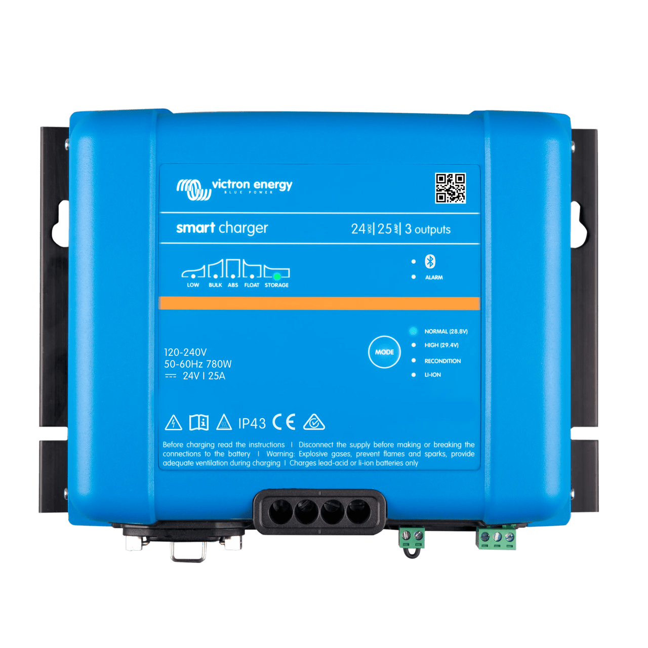 PSIP4324/25 Phoenix Smart IP43 24/25 / Cargador de Baterías 24V, 25A / Para Ambientes Marinos y Terrestres. /  Para baterías de Plomo y Litio