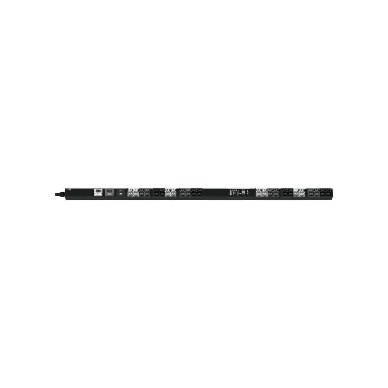 P48E21G PDU G6 Monitoreable y Switchable (MS) para Distribución de Energía, Enchufe de Entrada NEMA L21-30P, Con 24 Salidas C13/C15 y 24 C13/C15/C19/C21, de Instalación Vertical, 208 Vca, 30 Amp