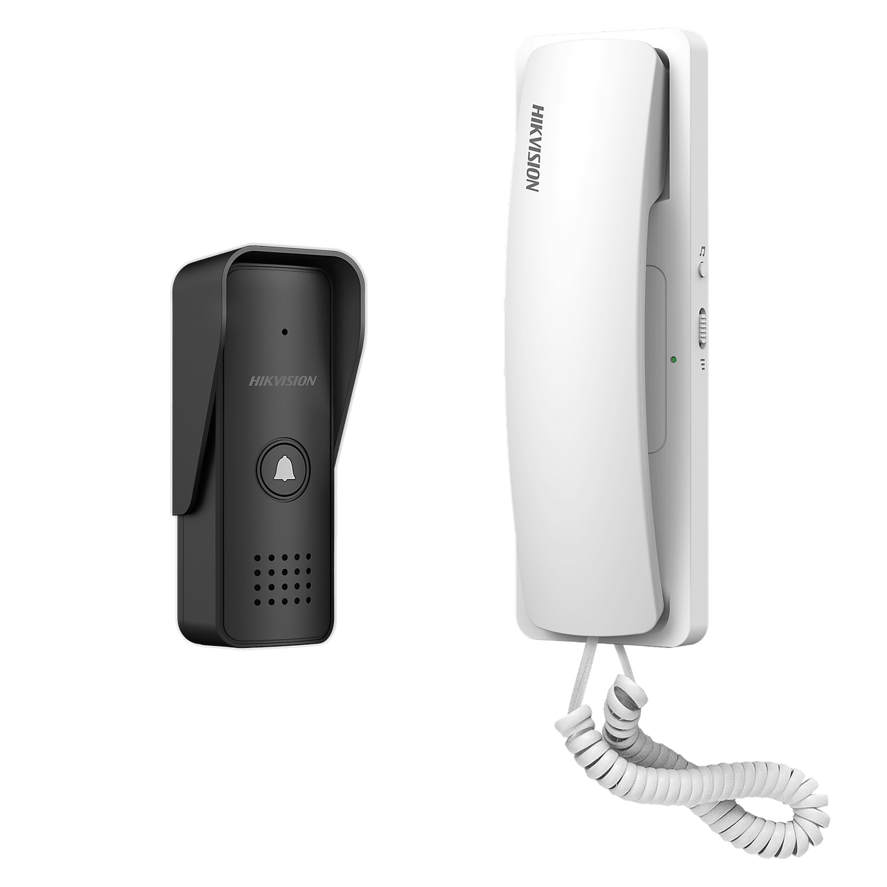 DS-KIS103/US Kit de Audioportero Analógico a 2 Hilos / Apertura de 2 Puertas / Diferentes Tonos y Volúmenes de Timbre / Protección IP55