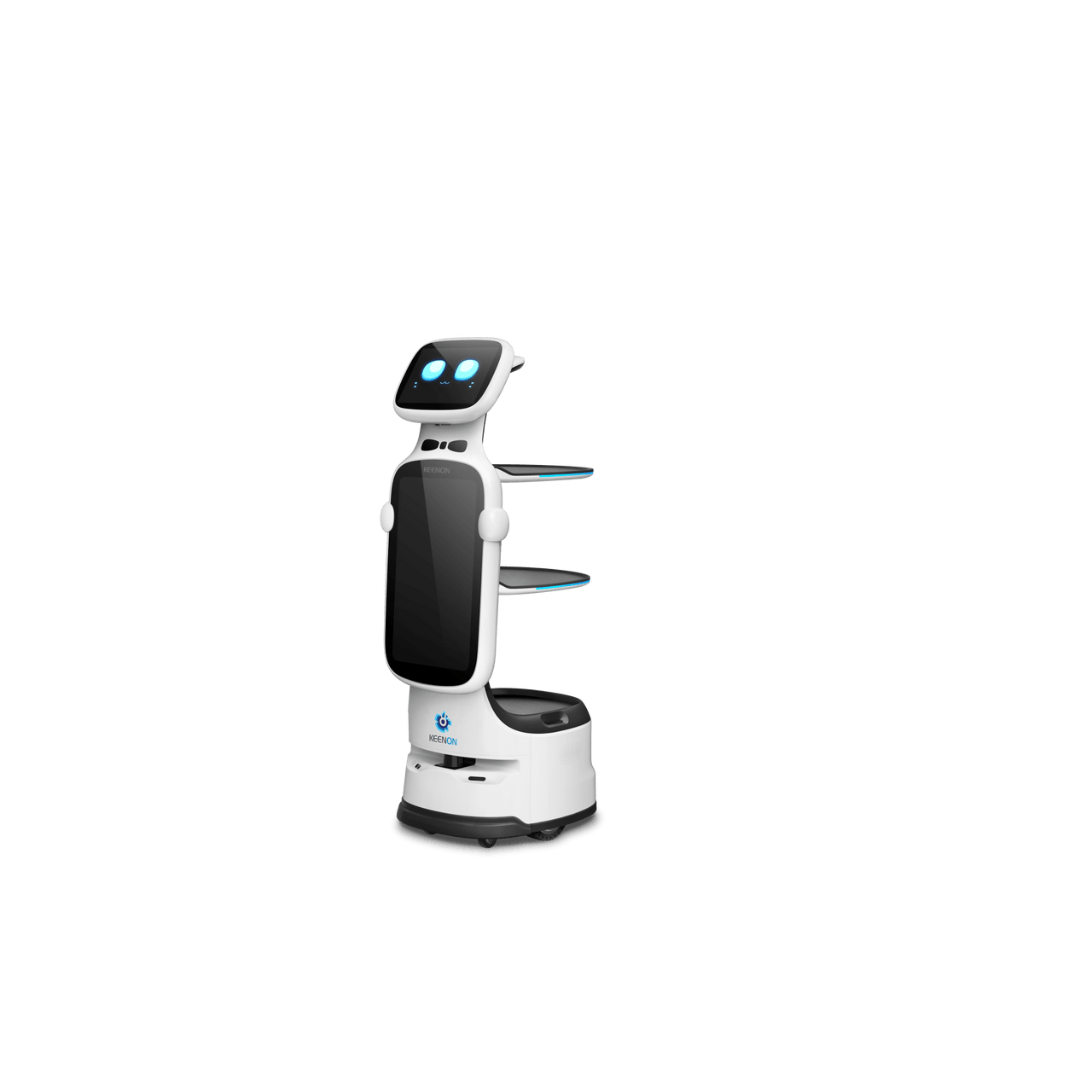 T11LS Robot de Entrega Automatizado / Área de Cobertura Máxima 200*200? / Velocidad de Movimiento Ajustable 0.1~1.0 m/s / Colaboración Multi-robot Hasta 20 Robots / Batería de Ion de Litio Ternaria / Pantalla de Publicidad 18.5 pul