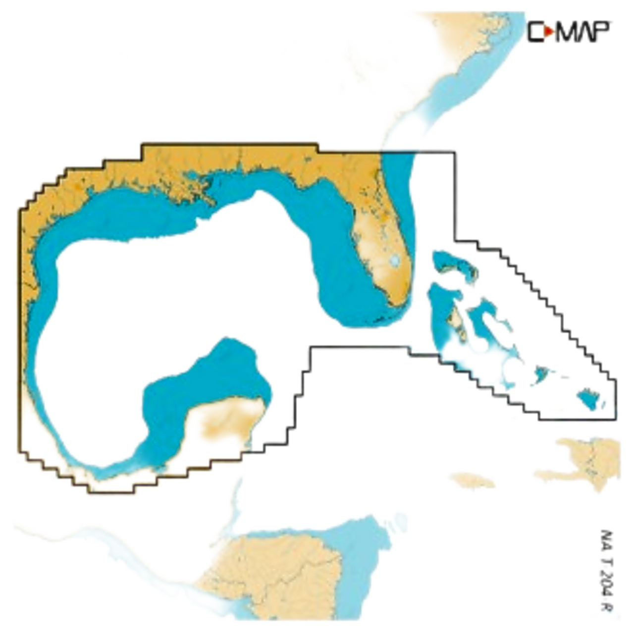 M-NA-T-204-R-MS Carta Náutica C-MAP REVEAL X / Integración con Simrad NSX / Mapas Vectoriales Complejos / Batimetría de Alta Resolución / Modos Día y Noche / Actualizaciones Gratuitas por 12 Meses / Herramienta Inspector de Mapas / Reli