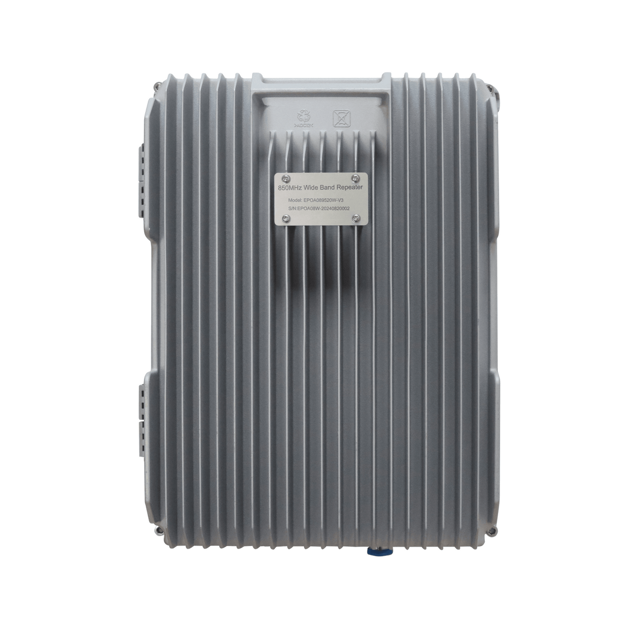 EP-OA0895-20W-V3 COBERTURA DE HASTA 5 km / Amplificador de Señal Celular / Banda 5, 850 MHz / 20 Watts de Potencia / Banda Ancha Multioperador / Protección Autoexcitación / Monitoreo USB / Gabinete IP65.