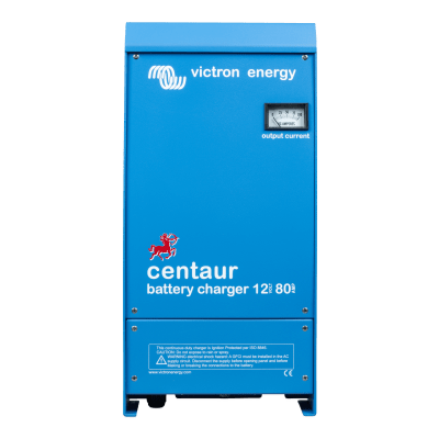 Centaur 12/80 / Cargador de Baterías 12V, 80A / Para Ambientes Marinos y Terrestres. /  Bancos de 400 a 1000 Ah