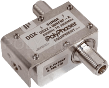 Protector Coaxial para Amplificador de Punta de Torre (DC PASS 800 - 2500 MHz)