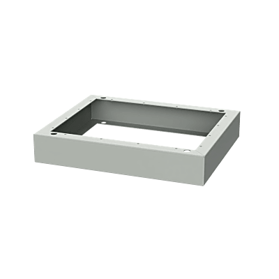 Base de Piso (Zocalo) de Aluminio para Gabinetes ComLine OSP de Medidas 700x600 mm, Color Gris