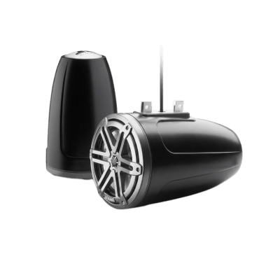 Bocina Marina Tipo Torre Cerrada / 7.7 Pulgadas (196 mm) / Serie M3 / Coaxial 2 Vías / Rejilla Sport Gris / Carcasa Sport Black / 100W RMS / 4 Ohms