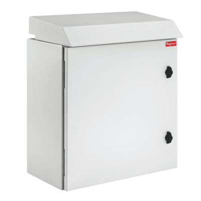 Gabinete Rack 26 UR ProTek Tipo 3R Exterior con Ventiladores y Termostato / 92.2 cm x 60 cm x 61 cm (36.3 in x 23.6 in x 24 in) / Acero Gris RAL 7035 / Protección IP32 IK10