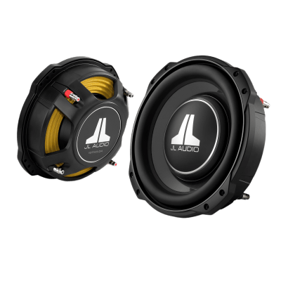 JL Audio® TW3 /10TW3-D4 / Car Audio / Subwoofer Thin-line 10" / Dual 4 ohm / 400W RMS / Polipropileno con Mica / Bobina 2" / Montaje 3.5" (8.9 cm)