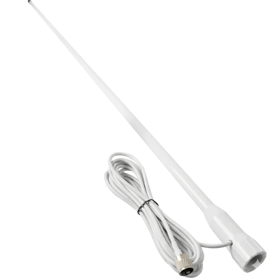 Antena Marina VHF / para Embarcación / 3.5 dBi de Ganancia/ Máxima Entrada de Potencia 50 watts.