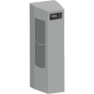 Aire Acondicionado Narrow SpectraCool Interior/Exterior / 8000 BTU / 115 Vca / 1 Fase / Refrigerante R513A / Acero / Gris Claro RAL 7035 / NEMA 4 / 3R / -40 a 55°C / Montaje Muro Lateral
