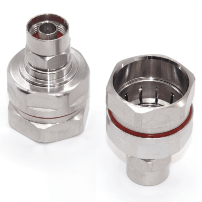 Conector N-Macho / 50 Ω / DC~3 GHz / PIM3 ≤ -155 dBc / IP67 / Cable 7/8" / Chapado Tri-Alloy / PTFE