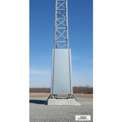 Panel Anti-Escalada para seccion 8 / Instalación Estructural / Diseño de Seguridad para Prevención de Acceso No Autorizado